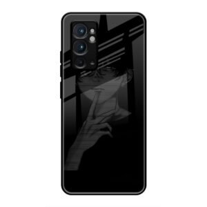 A boy Thinking Glass Case for OnePlus 9RT