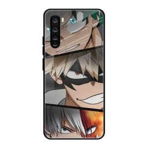 Determined Heroes Glass Case for OnePlus Nord