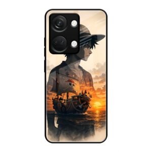 One Piece-inspired Silhouette Art Glass Case for OnePlus Nord 3