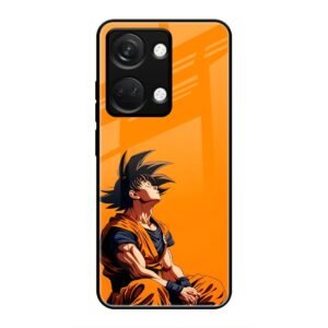 Contemplative Goku in Orange Glass Case for OnePlus Nord 3