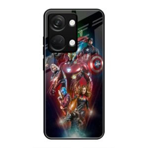 All avengers Glass Case for OnePlus Nord 3