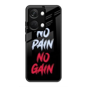 No Pain no Gain Glass Case for OnePlus Nord 3