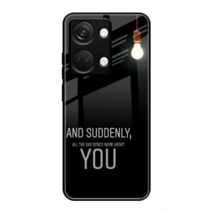 Quotes Glass Case for OnePlus Nord 3