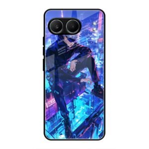 Cyberpunk Vigilante Glass Case for OnePlus Nord 4