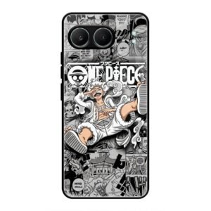 One Piece Manga Collage Glass Case for OnePlus Nord 4