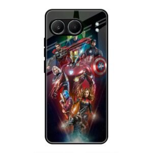 All avengers Glass Case for OnePlus Nord 4