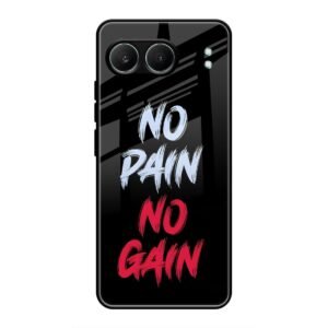 No Pain no Gain Glass Case for OnePlus Nord 4