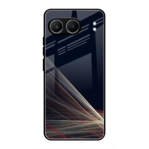 Waves Printed Glass Case for OnePlus Nord 4