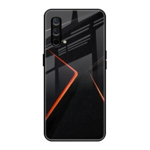 Abstract Line Glass Case for OnePlus Nord CE