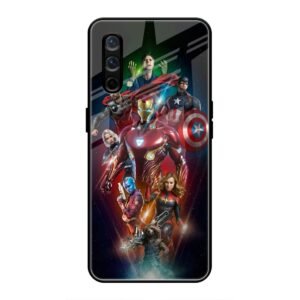 All avengers Glass Case for OnePlus Nord CE