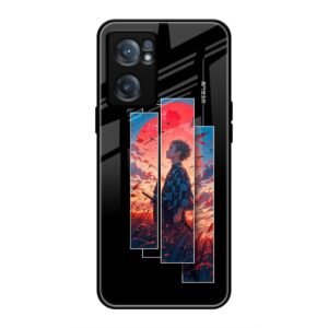 Samurai at Sunset Glass Case for OnePlus Nord CE 2