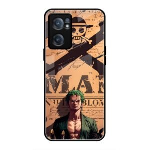 Pirate Hunter Zoro Wanted Poster Glass Case for OnePlus Nord CE 2