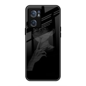 A boy Thinking Glass Case for OnePlus Nord CE 2