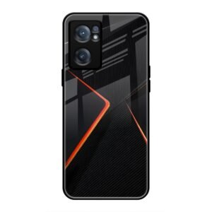 Abstract Line Glass Case for OnePlus Nord CE 2