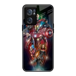 All avengers Glass Case for OnePlus Nord CE 2