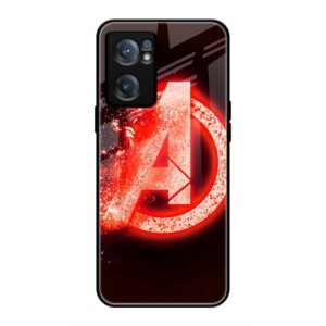 Avengers Logo Glass Case for OnePlus Nord CE 2