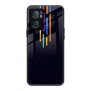 Neon Light Glass Case for OnePlus Nord CE 2