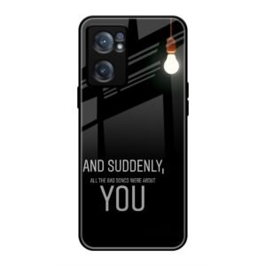 Quotes Glass Case for OnePlus Nord CE 2