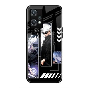 Gojo Satoru Character Montage Glass Case for OnePlus Nord CE 2 Lite