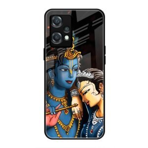 Radhe & Krishna Glass Case for OnePlus Nord CE 2 Lite