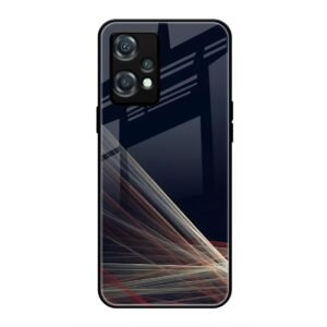 Waves Printed Glass Case for OnePlus Nord CE 2 Lite