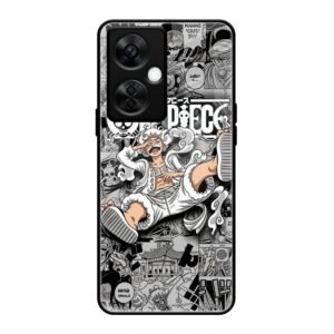 One Piece Manga Collage Glass Case for OnePlus Nord CE 3