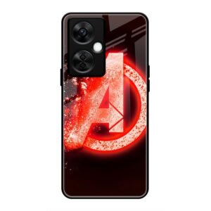 Avengers Logo Glass Case for OnePlus Nord CE 3