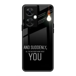 Quotes Glass Case for OnePlus Nord CE 3