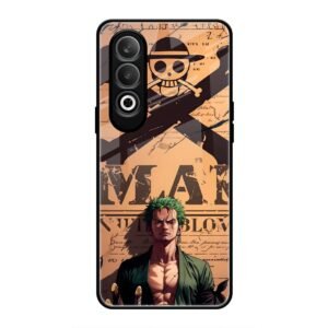 Pirate Hunter Zoro Wanted Poster Glass Case for OnePlus Nord CE 4