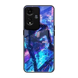 Cyberpunk Vigilante Glass Case for Oppo A59
