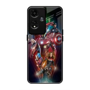 All avengers Glass Case for Oppo A59