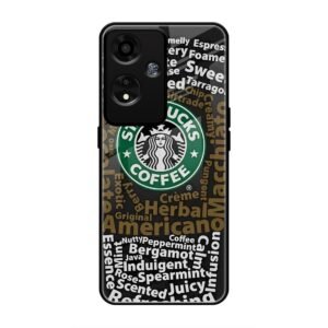Starbucks Coffee Name Glass Case for Oppo A59