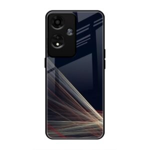 Waves Printed Glass Case for Oppo A59