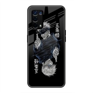 Duality of Satoru Gojo Glass Case for Oppo A74 5G