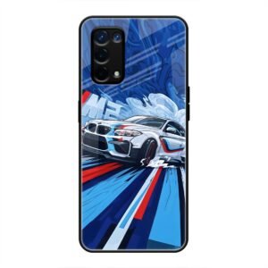 Dynamic BMW M2 Art Glass Case for Oppo A74 5G
