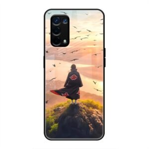 Echoes of the Akatsuki Glass Case for Oppo A74 5G