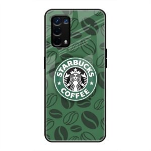 Starbucks Coffee Glass Case for Oppo A74 5G
