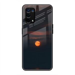 Sunset Glass Case for Oppo A74 5G