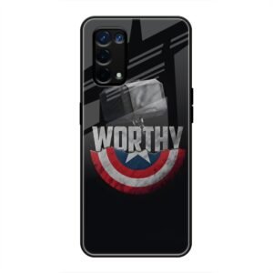 Thor and Caption America Glass Case for Oppo A74 5G