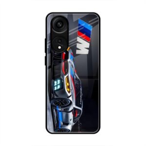 BMW Motorsport Glass Case for Oppo A78 5G