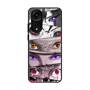 Eyes of the Uchiha Clan Glass Case for Oppo A78 5G