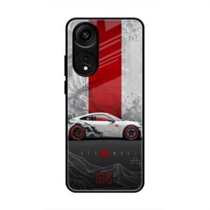 GT3 RS Heo Wave Glass Case for Oppo A78 5G