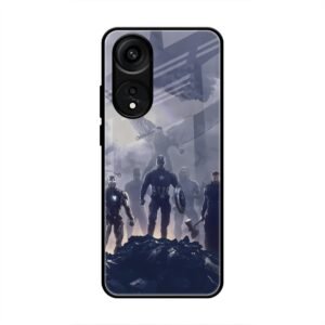 Caption America Glass Case for Oppo A78 5G