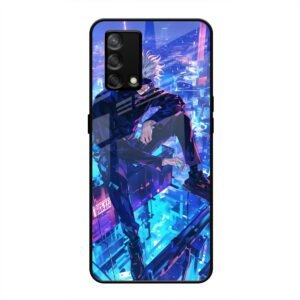 Cyberpunk Vigilante Glass Case for Oppo F19