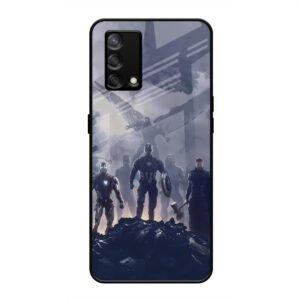 Caption America Glass Case for Oppo F19