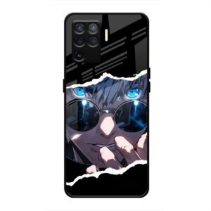 Azure Enigma Glass Case for Oppo F19 Pro