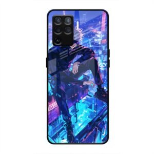 Cyberpunk Vigilante Glass Case for Oppo F19 Pro