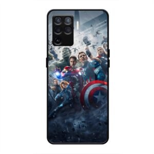 Avengers Glass Case for Oppo F19 Pro