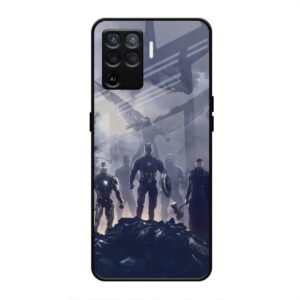 Caption America Glass Case for Oppo F19 Pro