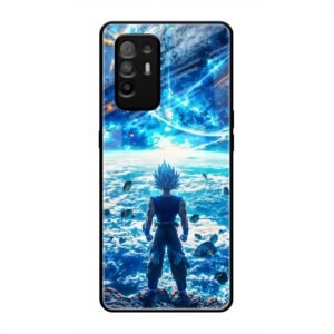 Cosmic Warrior's Resolve Glass Case for Oppo F19 Pro Plus